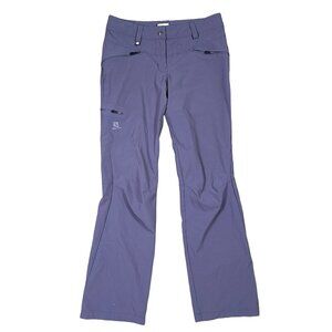 Salomon Women's Wayfarer Trekking Hiking Outdoor Pants Purple Size 6